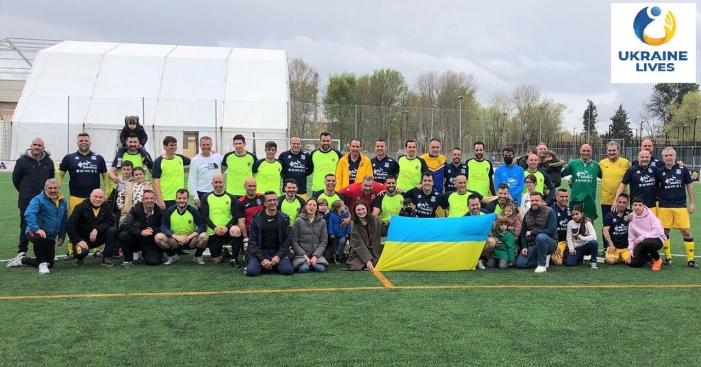 Futbol solidario Ucrania Veteranos AD Alcorcón