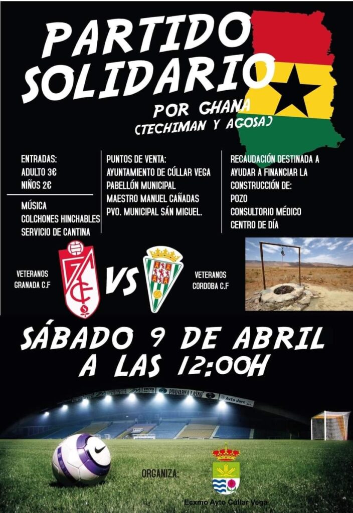 Cúllar Vega solidaridad Ghana Veteranos Granada CF Córdoba CF 