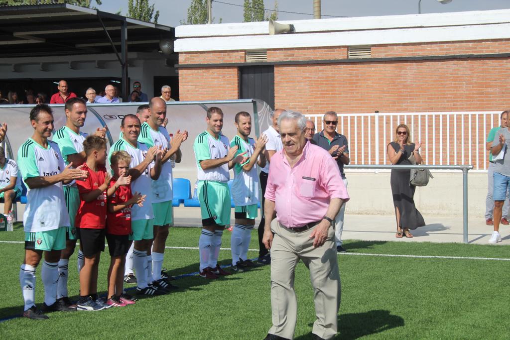 veteranos Osasuna Levante UD honran Serafín García Villafranca