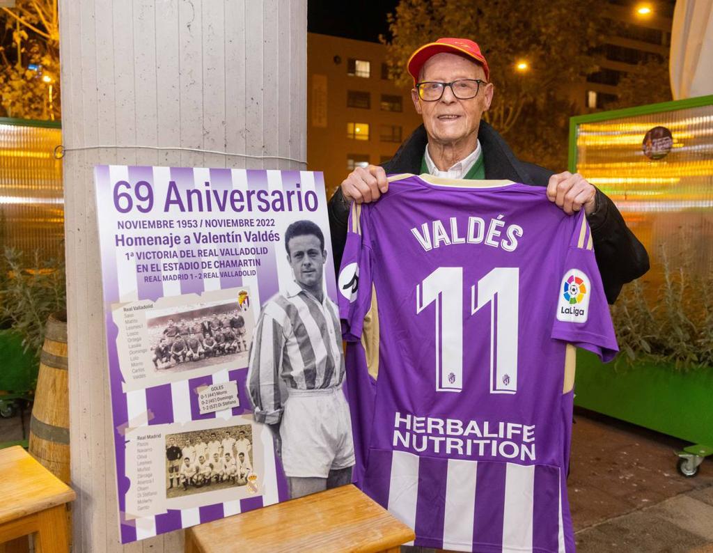 veteranos Real Valladolid homenaje 'Fiú' Valdés