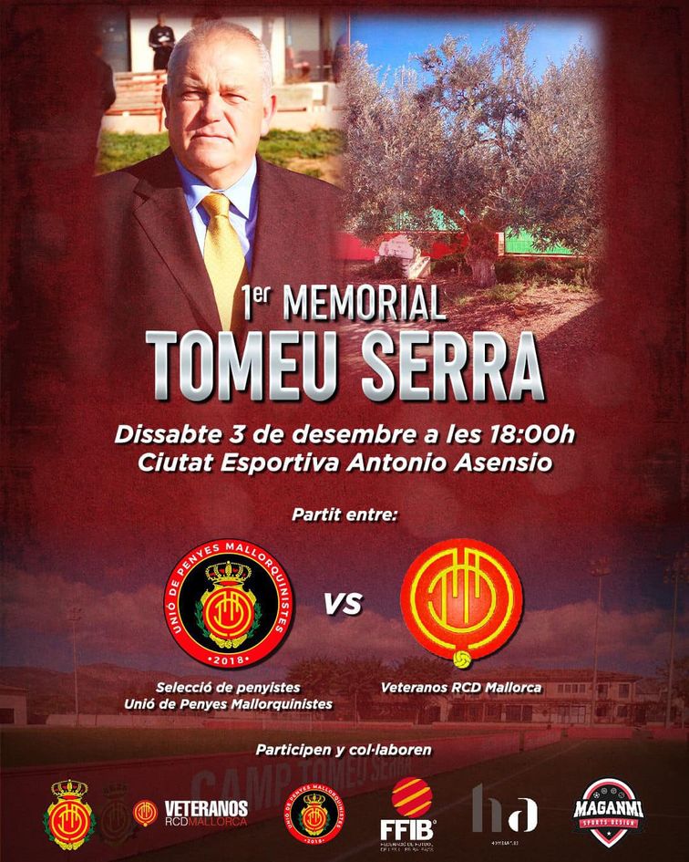 veteranos RCD Mallorca honran Tomeu Serra