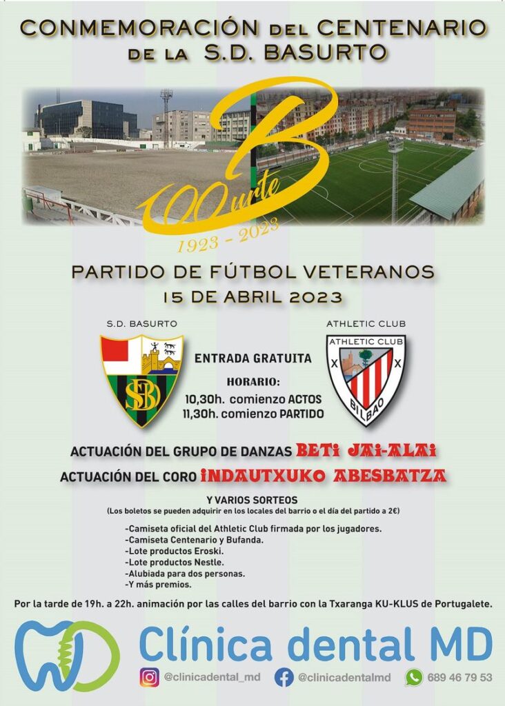 veteranos Athletic Club fiesta centenario SD Basurto