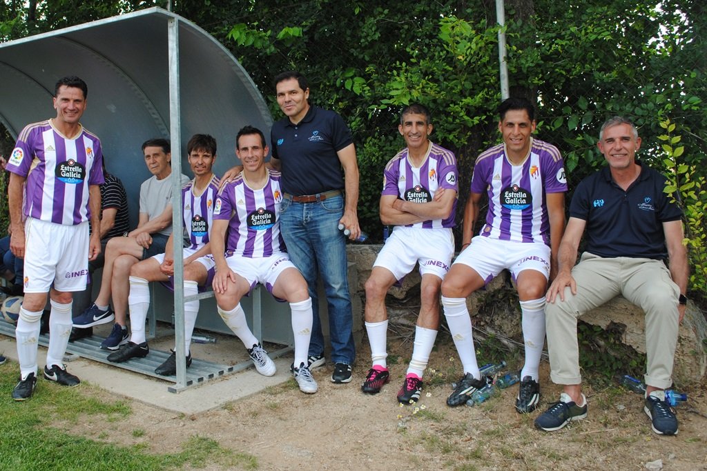 Fútbol contra la ELA en La Seca con los veteranos del Real Valladolid