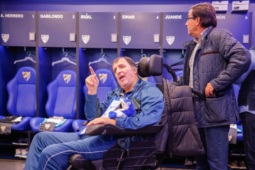 Visita Estadio La Rosaleda TALLER REMINISCENCIA BALLESOL TEATINOS MALAGA