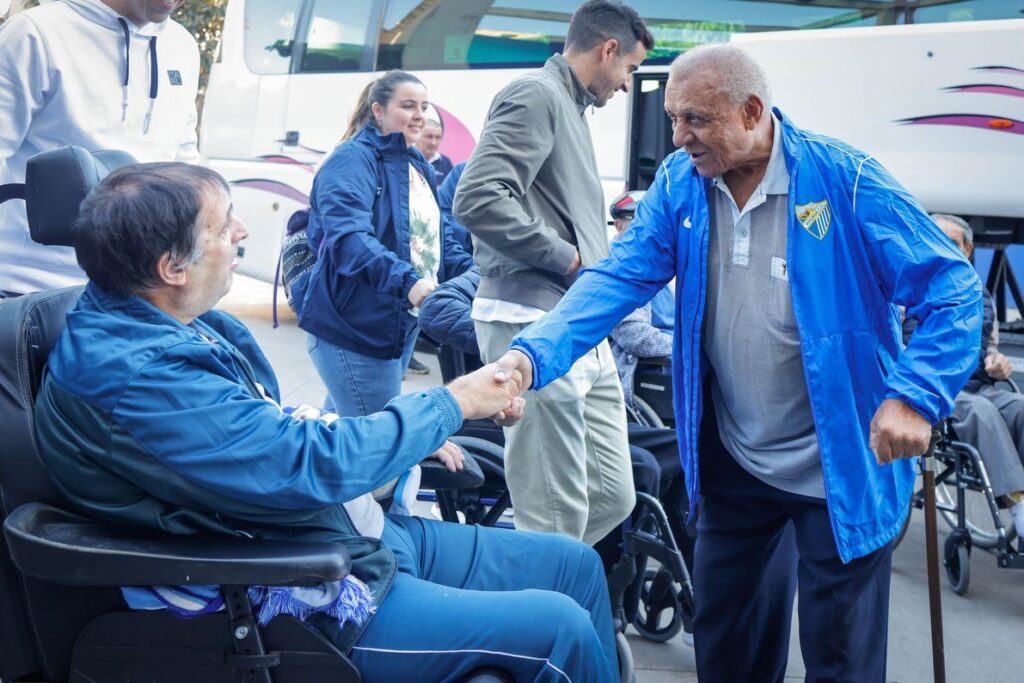 Visita Estadio La Rosaleda TALLER REMINISCENCIA BALLESOL TEATINOS MALAGA