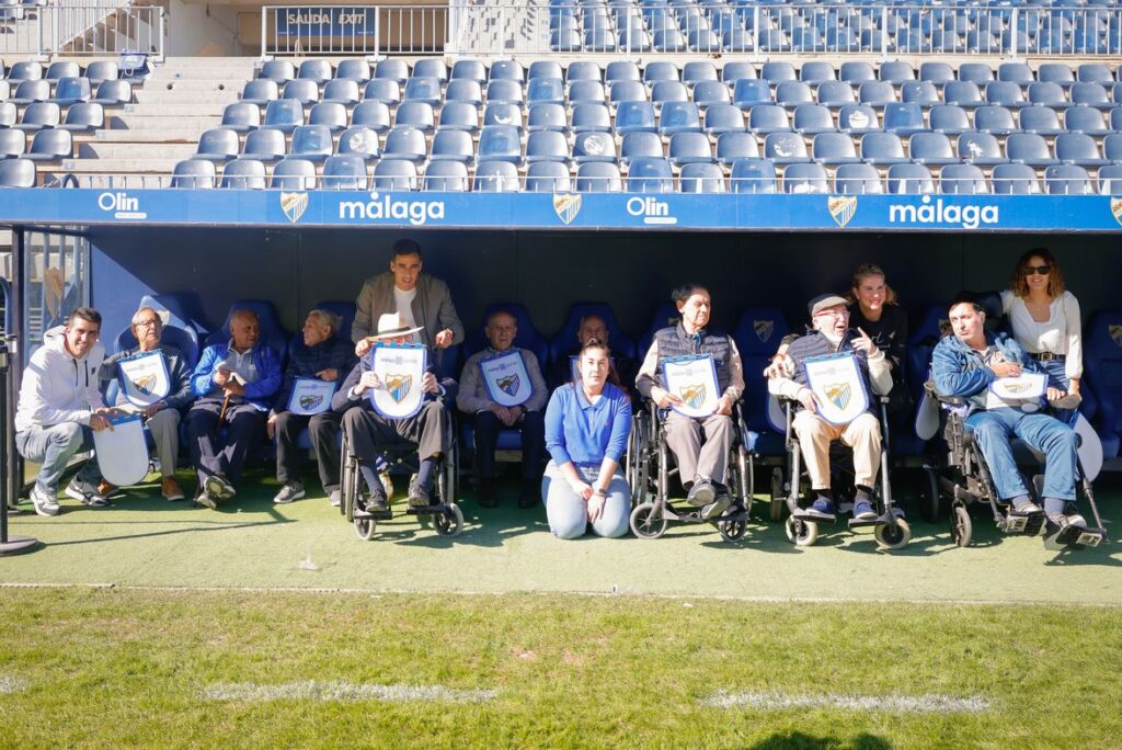 Visita Estadio La Rosaleda TALLER REMINISCENCIA BALLESOL TEATINOS MALAGA