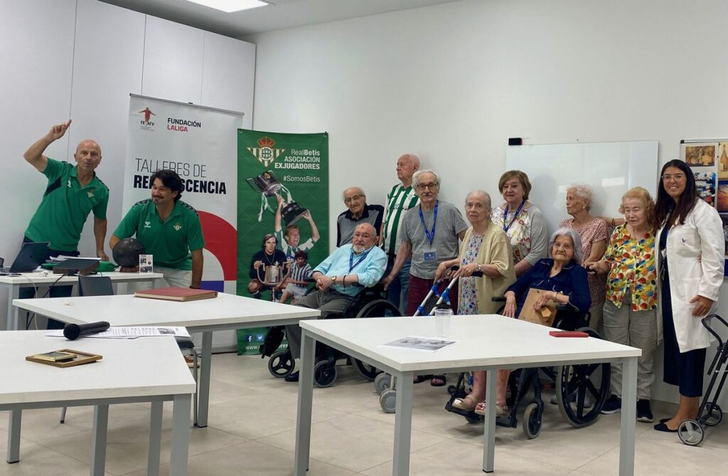 Taller Futbol y Reminiscencia Veteranos Real Betis