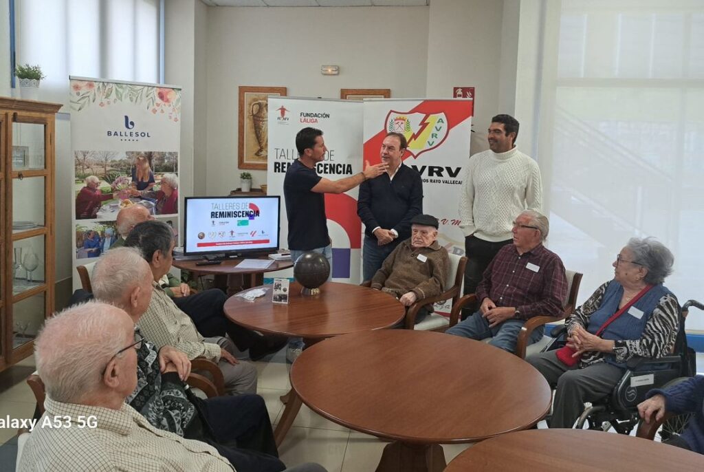 Taller Futbol y Reminiscencia Veteranos Rayo Vallecano