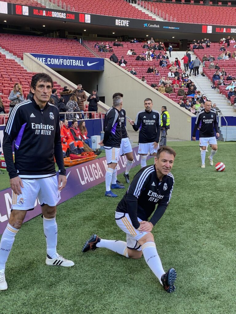 Leyendas Atlético Madrid Real Madrid y F.C. Barcelona Estadio Cívitas Metropolitano ROJA DROGAS