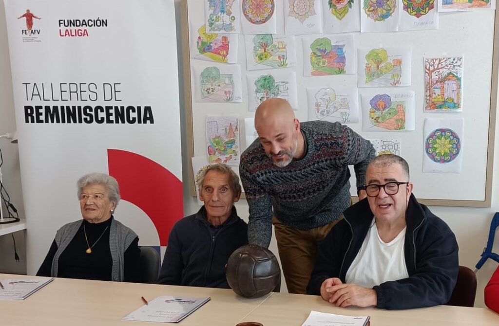 Dani Mallo Taller Reminiscencia Padre Rubinos Veteranos RC Deportivo A Coruña