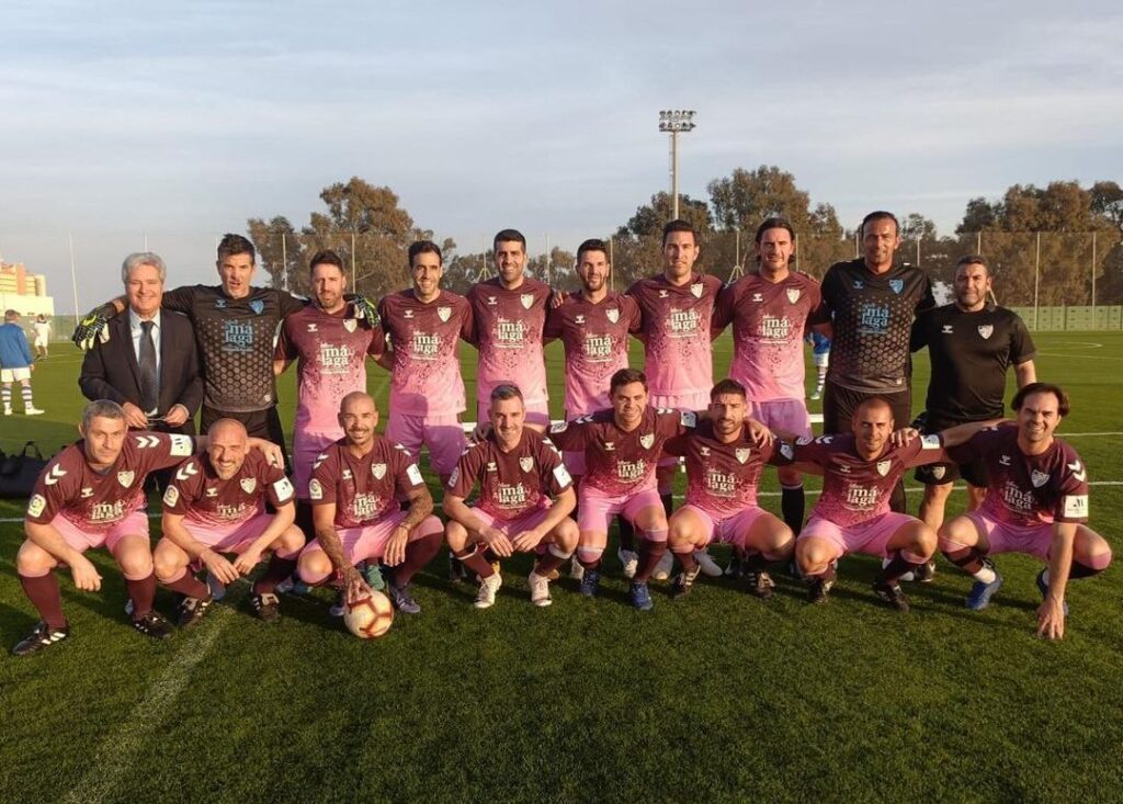 La Asociación de Exjugadores del Málaga CF en el "I Torneo Benéfico Bisturí Solidario"
