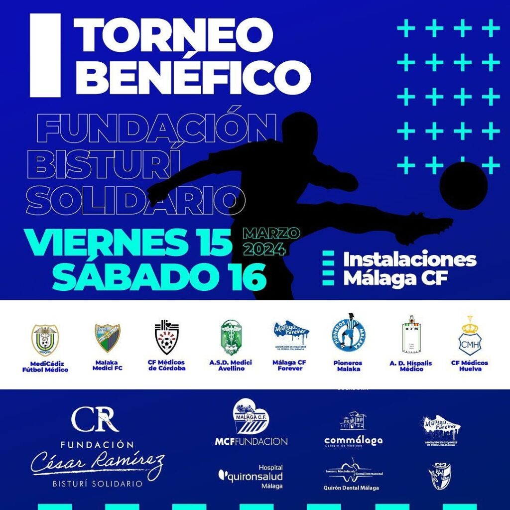 La Asociación de Exjugadores del Málaga CF en el "I Torneo Benéfico Bisturí Solidario"