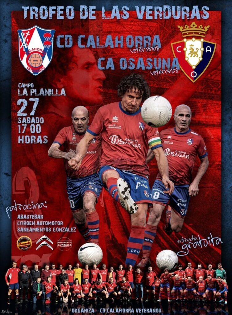 La Asociación Osasuna Veteranos en el TORNEO de las VERDURAS de Calahorra