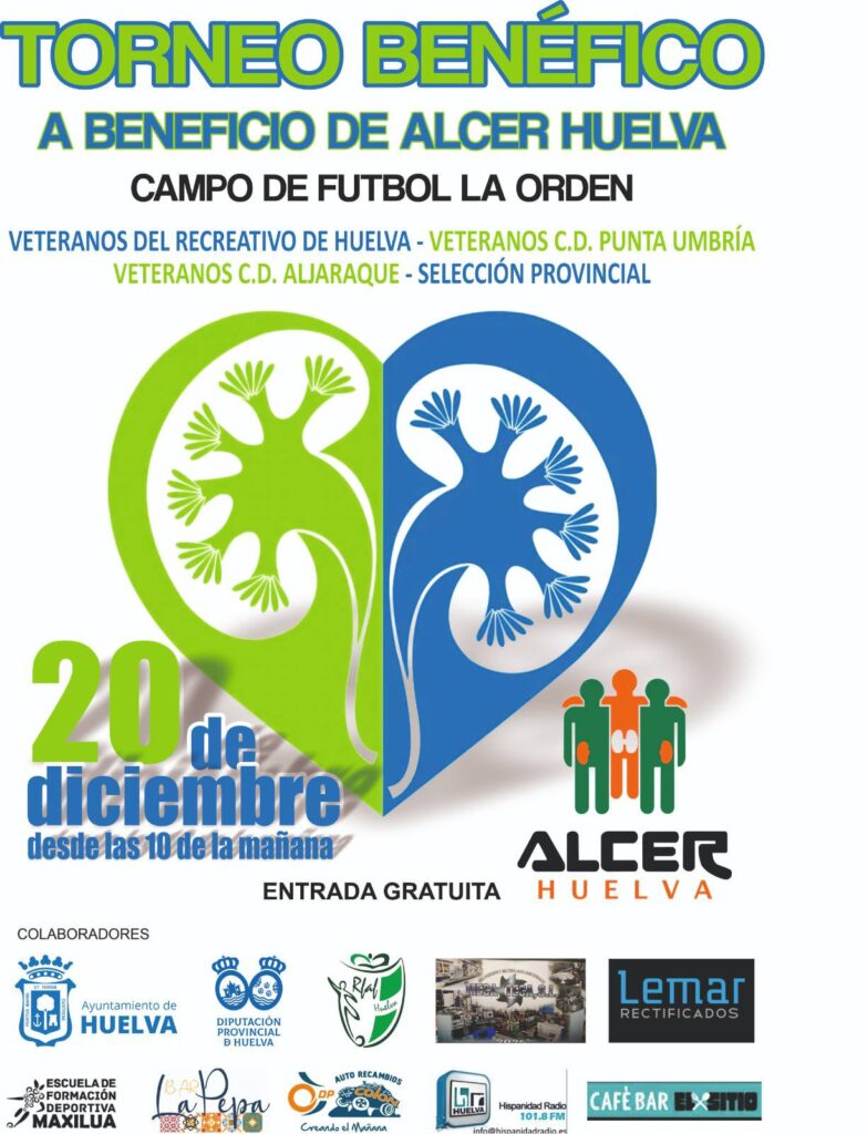 Trofeo Benéfico ALCER Huelva con la participación de los veteranos del Real Club Recreativo de Huelva